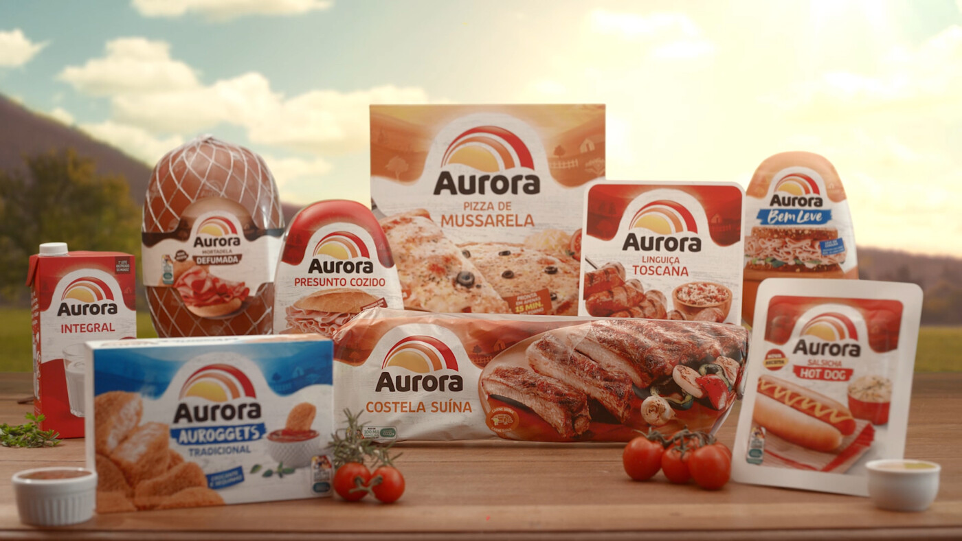 Aurora Alimentos lança campanha para apresentar renovação de marca