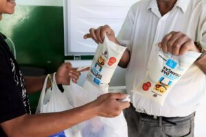 leite das crianças